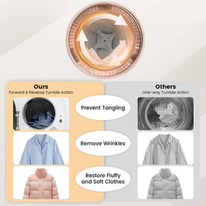 800W Compact Laundry Dryer - White by Costway