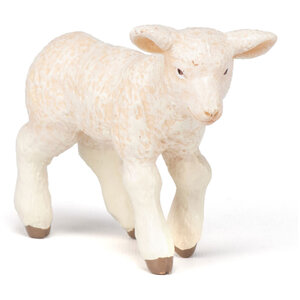 PAPO Farmyard Friends Merinos Lamb Toy Figure - White by PAPO