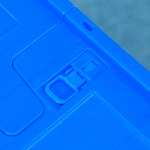 HOMCOM Bike Trailer with 65L Storage Box Foldable Steel Frame B71-062V00BU - Blue by HOMCOM