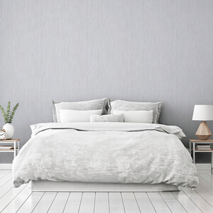 Stardust Textured Wallpaper - Silver by Arthouse