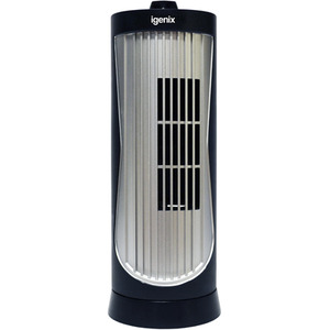 Igenix 12 Inch Mini Tower Fan Black - Black by Igenix