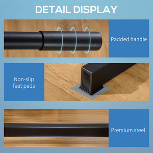 HOMCOM Dip Stand Station - Black by HOMCOM