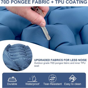 Inflatable Ultralight Camping Mat with Pillow