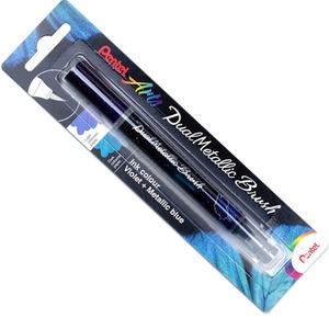 Pentel Arts - Dual Metallic Brush Pen - Metallic Ink - Single Pen by Pentel