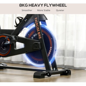 HOMCOM Upright Exercise Bike Machine by HOMCOM