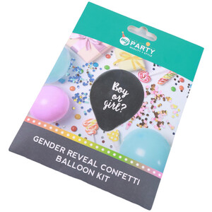 Gender Reveal Confetti Balloon Kit - Blue and Pink by My Party