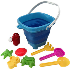 Large Collapsing Bucket Set - Multicolour