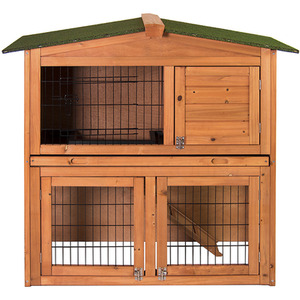2 Tier Wooden Pet Hutch - Wood by Vida Designs