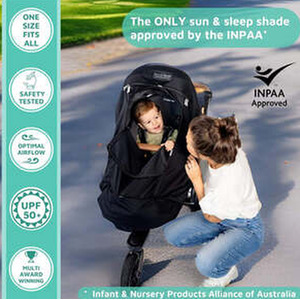 Snoozeshade Plus Extra - Black by SnoozeShade