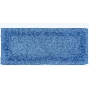 Luxury Reversible Bath Mat Runner - Cobalt Blue by Homescapes