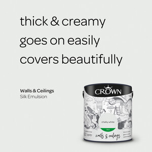 Crown Walls and Ceilings Silk Emulsion by Crown Paints