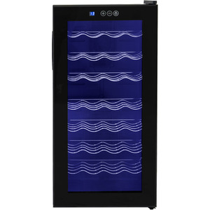 LED Wine Cooler - Black by Kukoo