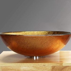 BELOFAY Modern Glass Design Bathroom Counter Top Wash Basin Sink Cloakroom Basin by BELOFAY