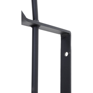 Garden Metal Fence Gate with Ball Finial Top - Black by Livingandhome