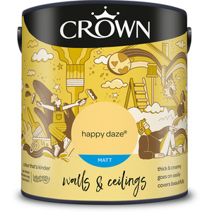 Crown Wall and Ceilings Matt Emulsion - Happy Daze by Crown Paints