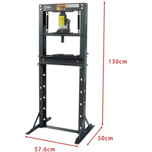 SwitZer Shop Press Heavy Duty Hydraulic 12 Ton - Grey by SwitZer