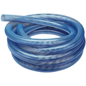 Draper PVC Suction Hose - Blue/Clear / 50cm by Draper