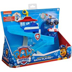 Paw Patrol Adventure Bay Bath Playset with Light-up Chase Vehicle - multi by Paw Patrol