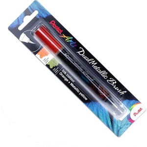 Pentel Arts - Dual Metallic Brush Pen - Metallic Ink - Single Pen by Pentel