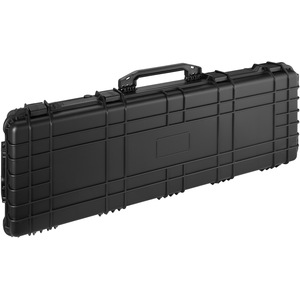 Rifle Case with Hard Shell - Black by tectake