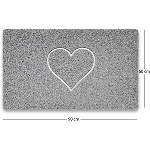 Heart Embossed Spaghetti Shower Mat by Nicoman