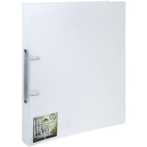 Recycled PP Ring Binder - White