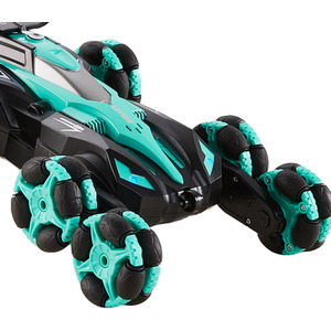 Gesture-Controlled All-Terrain Remote Control Stunt Car - Green by Livingandhome