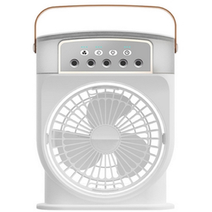 Little Savage 5- Hole Humidifying and Cooling Misting Fan - White