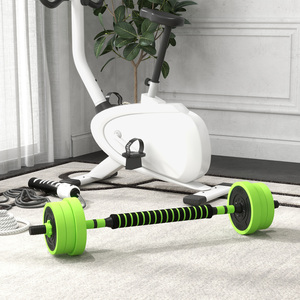 SPORTNOW Weight Dumbbell Set Barbell Kettlebell Push Up Stand - Green-20kg by SPORTNOW