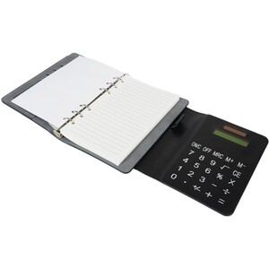Calculator Notebook Organiser - Black by I-doodle