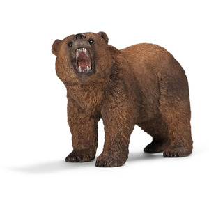 SCHLEICH Wild Life Grizzly Bear Toy Figure - Black by SCHLEICH