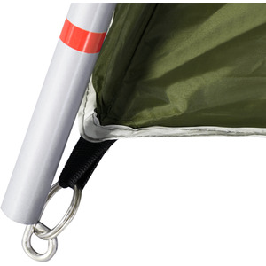 Outsunny Camping Tent Family Tent 4-8 Person 2 Room - Green by Outsunny