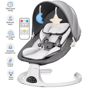 Bluetooth Electric Baby Bouncer - Grey