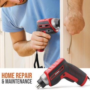 35 Piece 3.6V Cordless Power Screwdriver and Hand Tool Kit Set by Hi-Spec