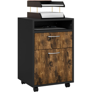 HOMCOM Filing Cabinet With Drawer by HOMCOM