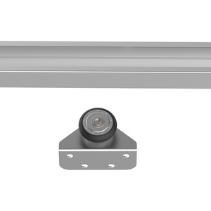 HOMCOM Sliding Barn Wooden Door Hardware Roller - Silver by HOMCOM