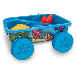 Trail Car Set on Wheels - Multicolour