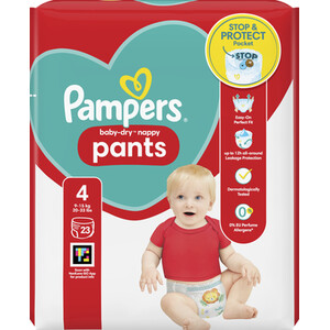 Baby Dry Nappy Pants - White by Pampers