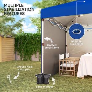 Outsunny 3x3(M) Pop Up Gazebo Party Tent by Outsunny