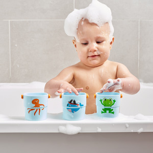 Tiny To Tots Bath Buckets - Multi Coloured by Tiny To Tots