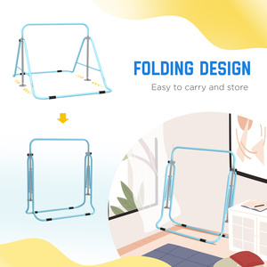 HOMCOM Kids Gymnastics Bar with Adjustable Height by HOMCOM