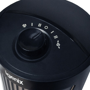 Igenix 12 Inch Mini Tower Fan Black - Black by Igenix