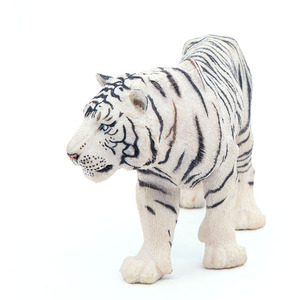 PAPO Wild Animal Kingdom White Tiger Toy Figure - White by PAPO