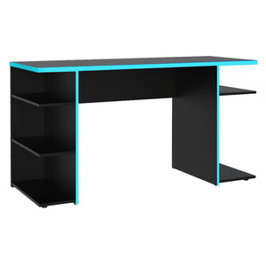 Madesa Gaming Computer Desk - Black/Blue by Madesa