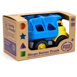 Shape Sorter Toy Truck - Yellow and Blue by Green Toys