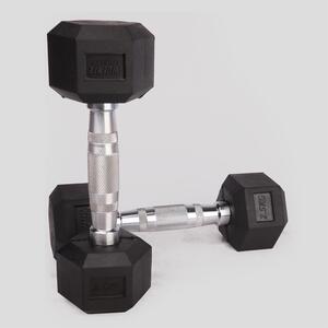 Phoenix Fitness Hex Dumbbell Pair - Black / 2.5kg by Phoenix Fitness