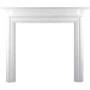 Focal Point Regent White Fire Surround - White by Focal Point Fires