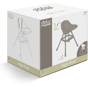 Dolu Baby High Chair - Grey by Dolu