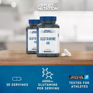 Glutamin 4K Capsules - Blue by Applied Nutrition