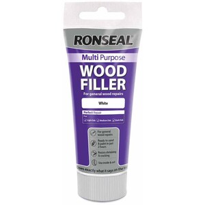 Ronseal Multi Purpose Wood Filler Tube - White by Ronseal